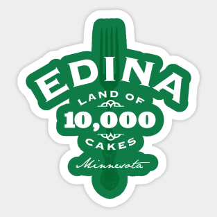 Edina Cake Eaters Sticker